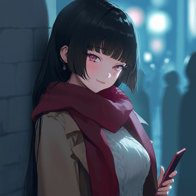 pAInter_AI_ART's tweet card. 『遅かったね、お疲れ様。何処行こっか♡』