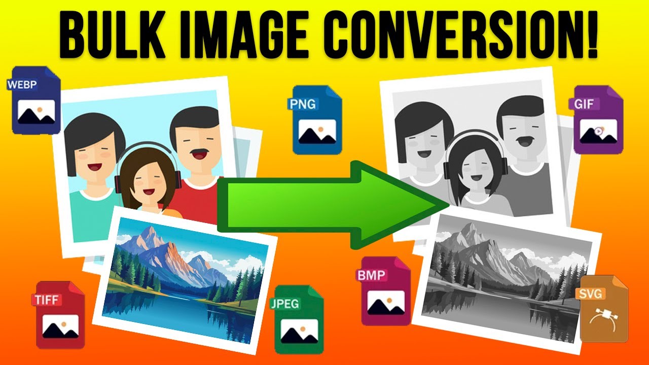 OnlineCompTips's tweet card. How to Convert Images\Photos to Other Formats in Bulk