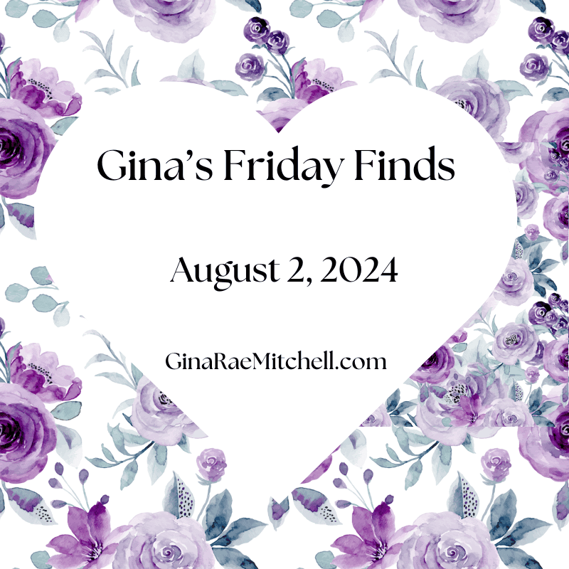 GinaRaeMitchell's tweet card. Friday Finds 08-02-2024 with #IndieAuthor News #BookRecs #BlogRoundup #Recipe #Crafts #BackToSchoolResources #TriviaContest #Crafts and more fun! #PunchNeedle #salads #HalloweenCrafts #VacuumSealer...