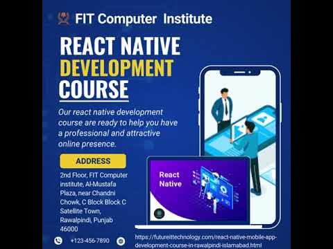 FitComputer's tweet card. React Native Course In Rawalpindi And Islamabad