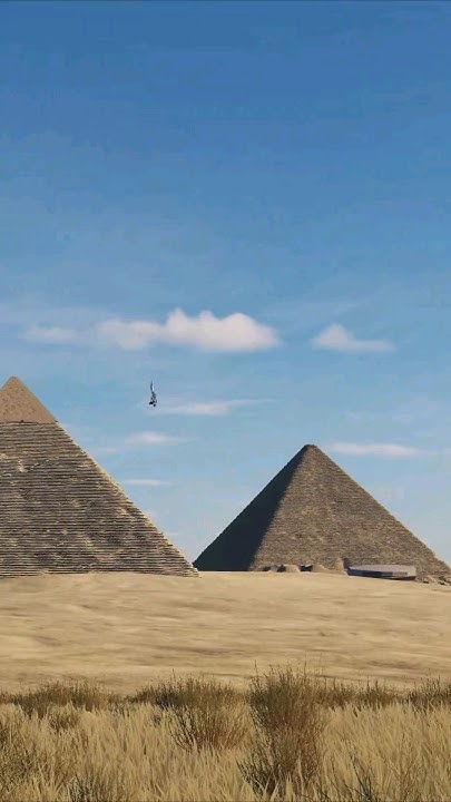 fivechapman's tweet card. Premature ejection cobra attempt between the pyramids goes horribly...