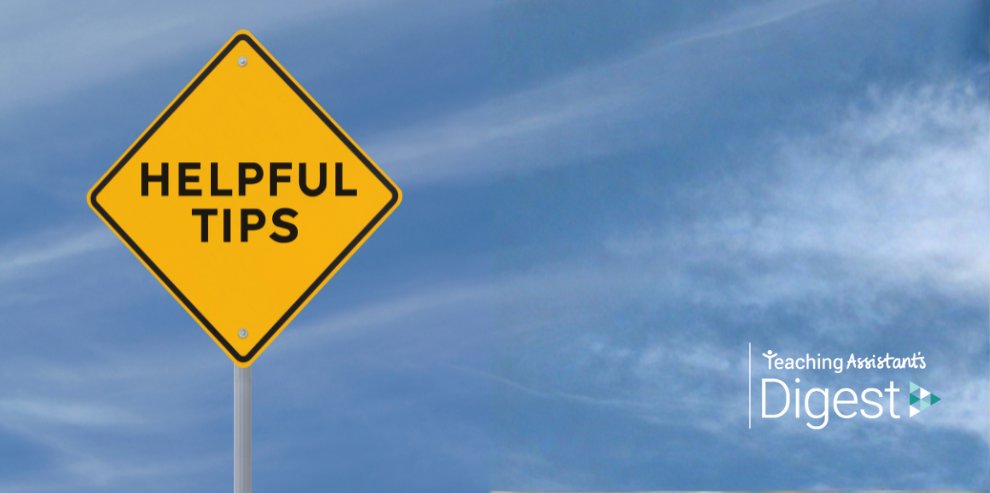 Hannah_Digest's tweet card. New to the TA or LSA role? Here’s seven top tips to help you hit the ground running.