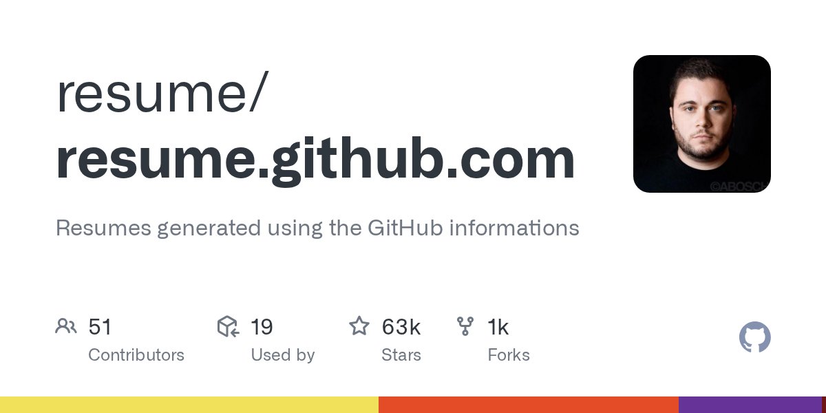 newsycombinator's tweet card. Resumes generated using the GitHub informations. Contribute to resume/resume.github.com development by creating an account on GitHub.
