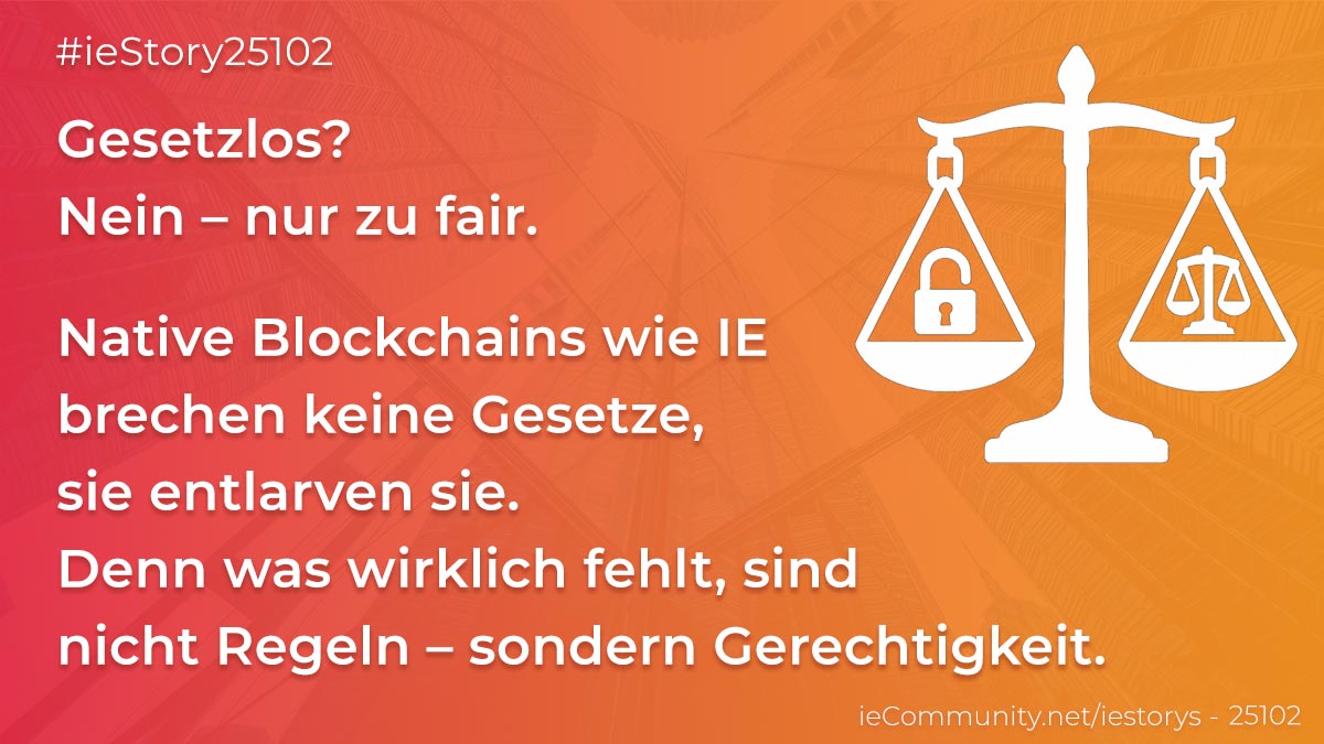 ieCommunity's tweet card. IE zeigt: Echte Fairness braucht keine Erlaubnis – nur Freiheit.