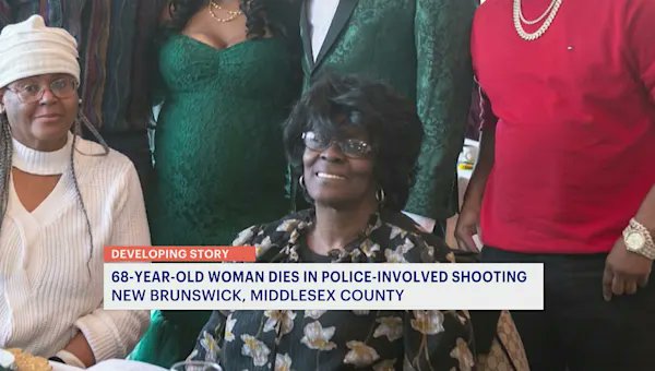 News12NJ's tweet card. The New Jersey Office of the Attorney General says that police were responding to a report that Deborah Terrel was carrying a knife.