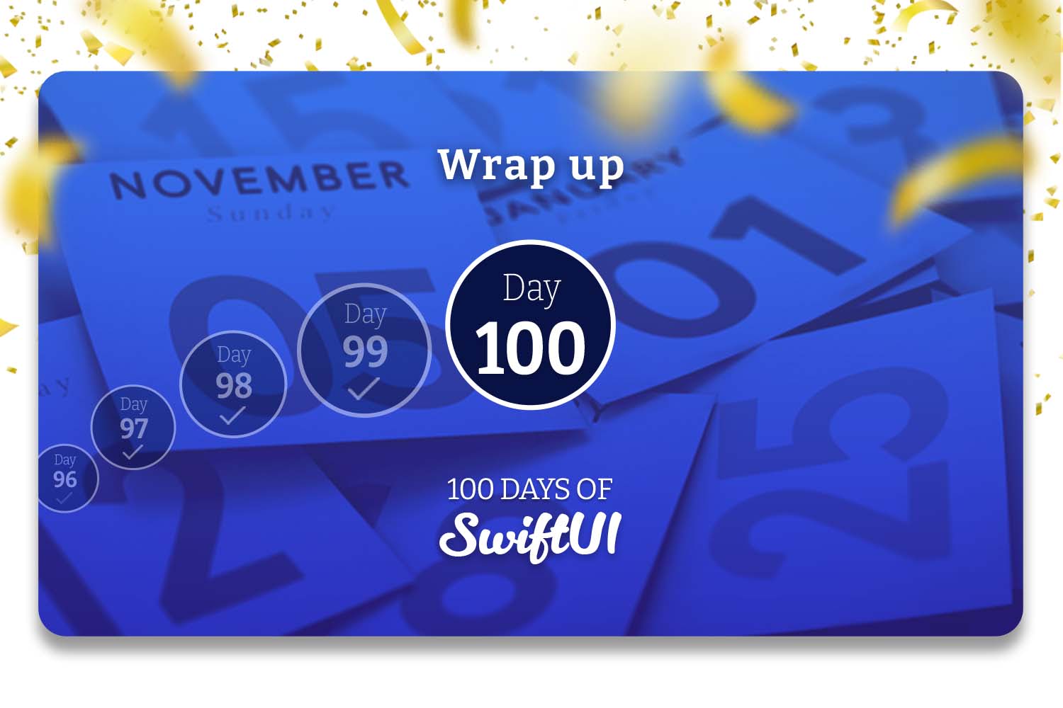 leniwsek's tweet card. Follow the 100 Days of SwiftUI and learn to build apps for free.