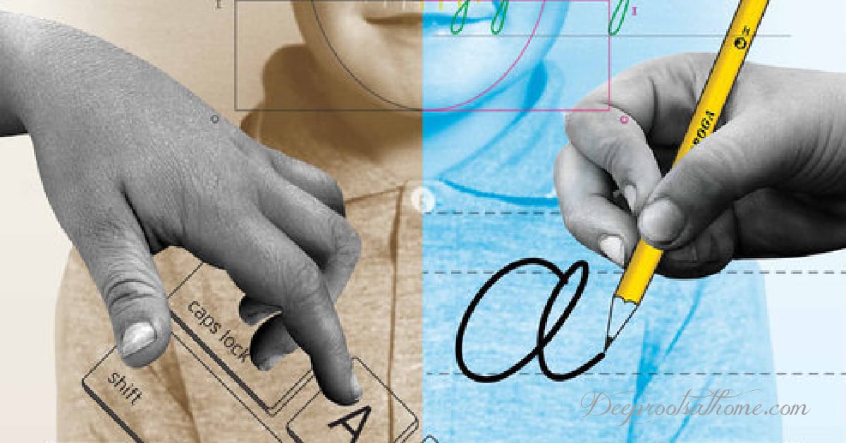 deeprootsathome's tweet card. New evidence suggests that the links between handwriting and the rest of a child's educational development are vital and run deep.