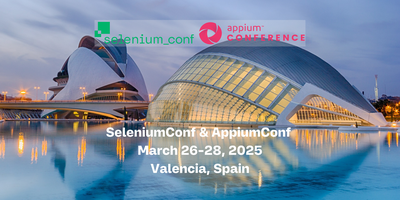 testingb0t's tweet card. Come and join the SeleniumConf & AppiumConf Valencia 2025 to learn the latest in automated testing!