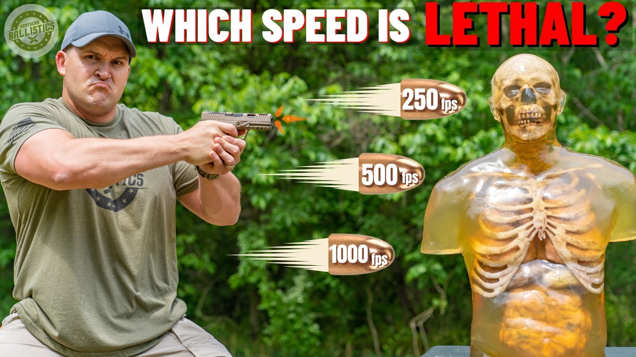 TheReloadersNet's tweet card. Kentucky Ballistics - In today’s video we see what speed a bullet must reach to be considered lethal! I hope you enjoy the video and thanks for watching!