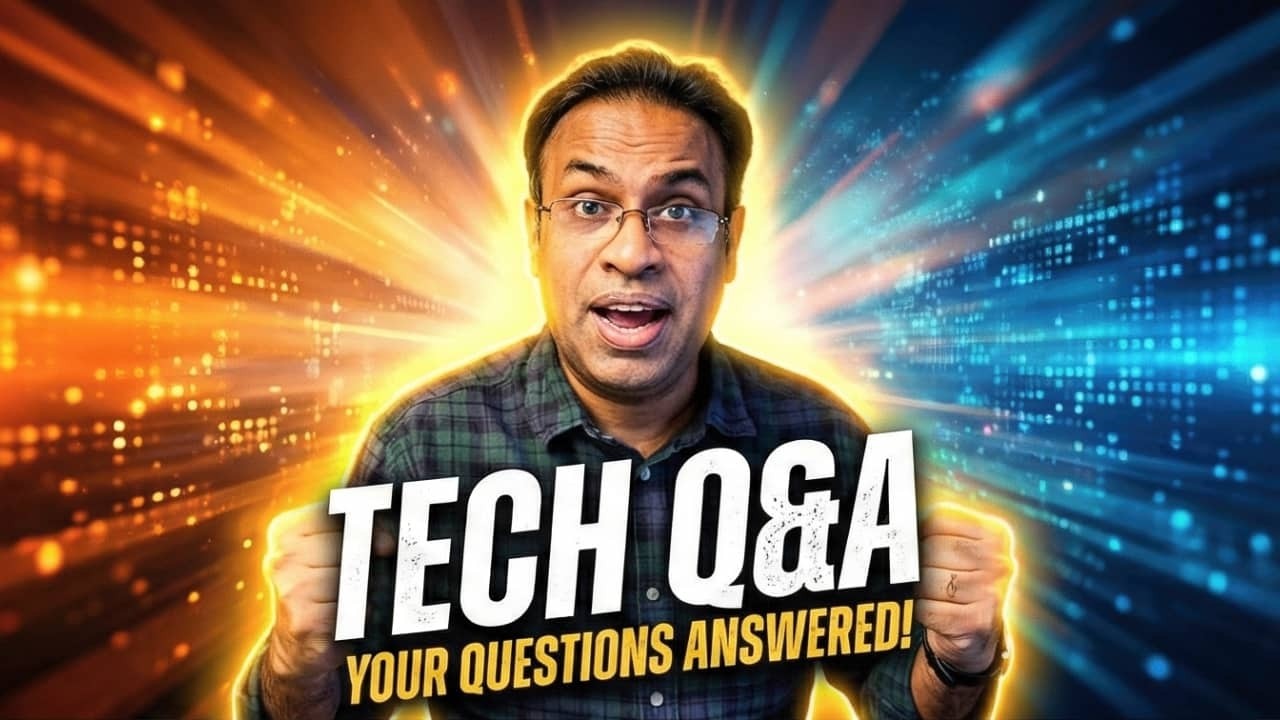 geekyranjit's tweet card. The Third Tech Q&A Session of 2025
