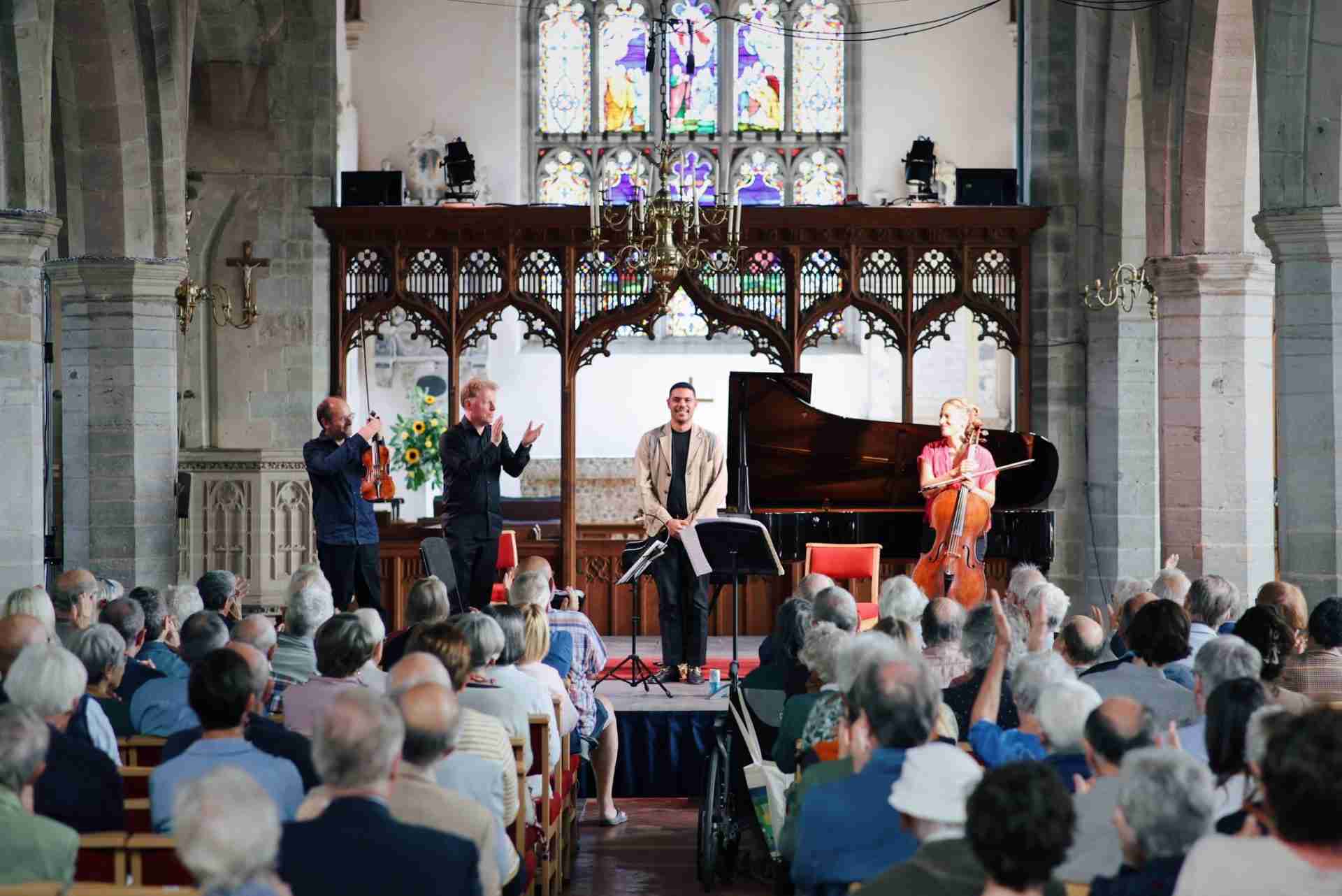 ClassicalSource's tweet card. Among the 12 world premieres at this year’s Presteigne Festival (now in its 44th year), James B Wilson’s In ocean waves opened an afternoon concert given by