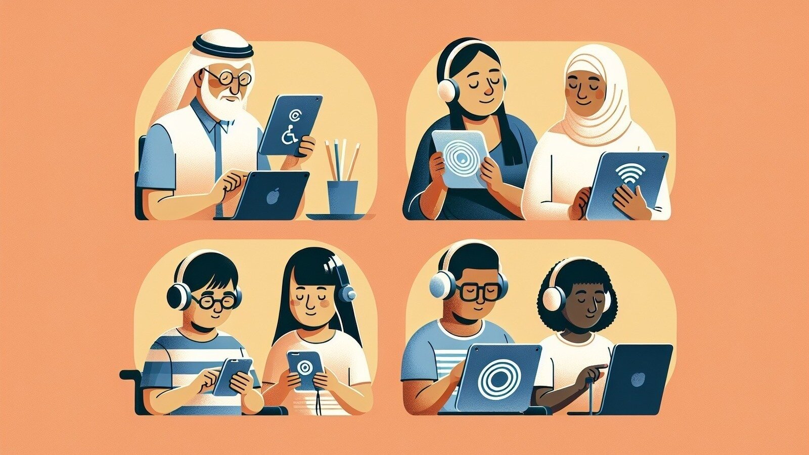 The_app_guide's tweet card. Right to Access Online Communication for Non-English Speakers & Disabled with Technology