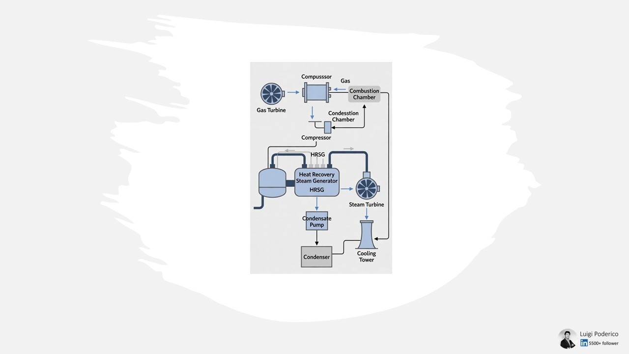 poderico's tweet card. Gli impianti di cogenerazione e i CCGT ci accompagneranno nel processo di decarbonizzazione, per il loro ruolo complementare rispetto alla produzione non programmabile di solare ed eolico. Infatti,...