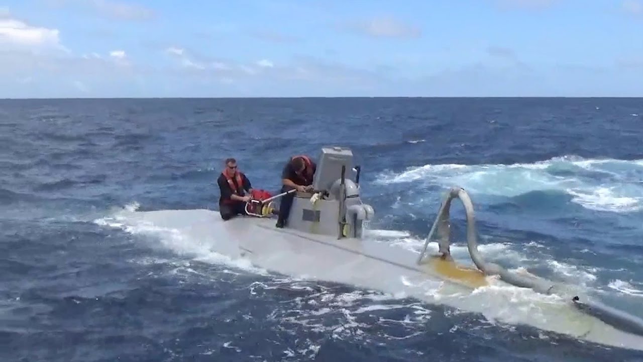 anonymousandy69's tweet card. US Coast Guard seizes a narco sub laden with $73 million worth of...