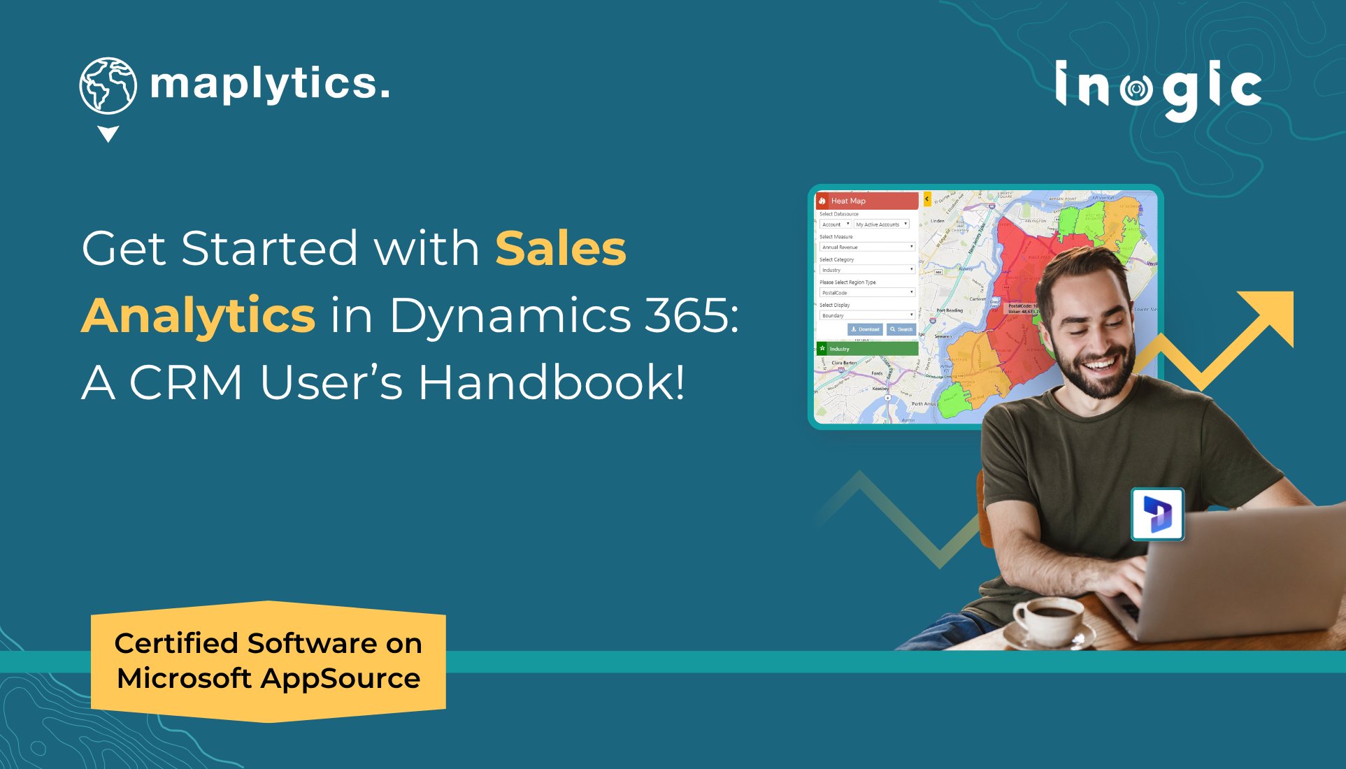 Maplytics's tweet card. Discover how Maplytics helps sales teams streamline Dynamics 365 sales analytics with powerful map-based visualizations, territory management, and route optimization in the US, UK, Canada, and...
