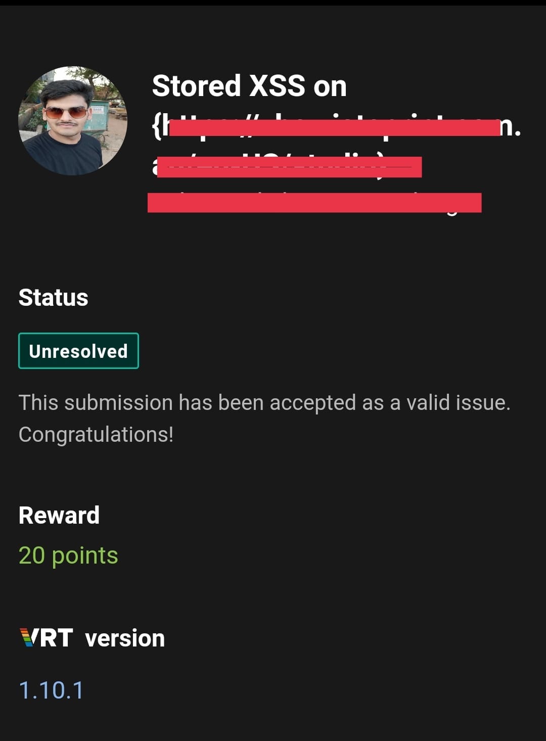 cybersecweb's tweet card. Hello guys👋👋 ,Prajit here from the BUG XS Team , recently I got a valid Stored XSS-P2 via QR Code on a Bugcrowd private program, in this…
