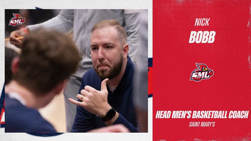 SMUMNAthletics's tweet card. Nick Bobb, who has served as an assistant coach for the Saint Mary's men's basketball team over the past two years, has been officially named the new head coach of the Cardinal program.
