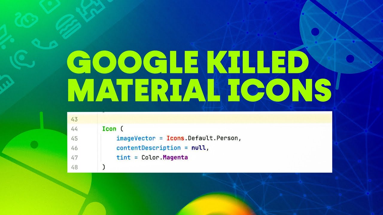 mawulikazameti's tweet card. Material Icons Are Breaking! (Use Material Symbols Instead)