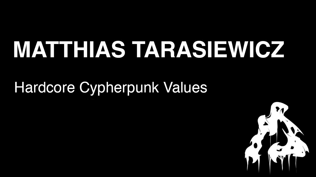 derPUPE's tweet card. HCPP24 | Matthias Tarasiewicz - Hardcore Cypherpunk Values