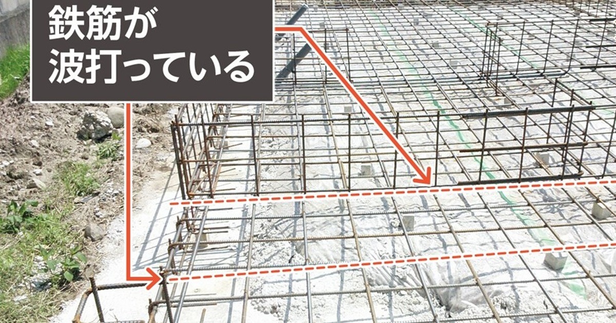 digiconengineer's tweet card. 　基礎工事で地盤面を水平に仕上げる「床付け」の施工不良の問題。床付けは、水平精度を高めるのに手間や時間がかかるので、手抜きをされやすい。基礎工事を一番重要な工程だと考える建て主が多いので注意が必要だ。