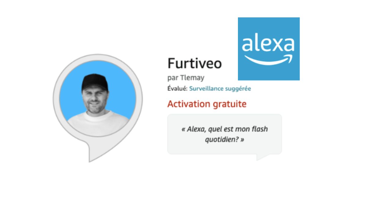 furtiveoX's tweet card. Accédez à la Skill Furtiveo sur Alexa pour votre veille stratégique quotidienne en audio chaque matin, idéale pour les dirigeants.