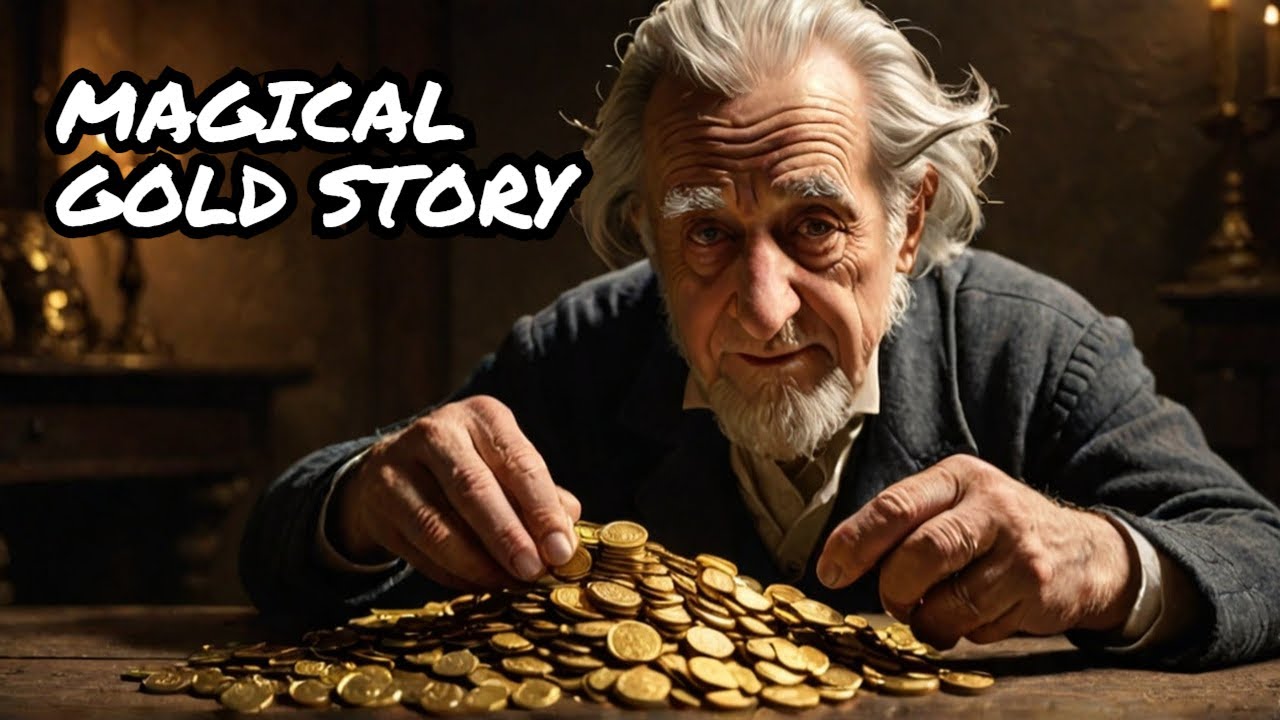 FunLearnology's tweet card. The Miser And His Gold | Kids Short Stories #kidsshortstories...