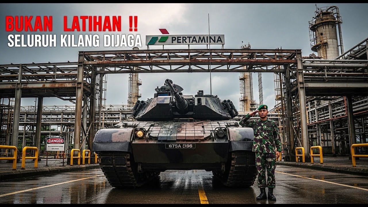 ImJustHavingFu2's tweet card. Antisipasi Gangguan Mafia ? Pasukan TNI Akan Jaga Kilang Minyak...