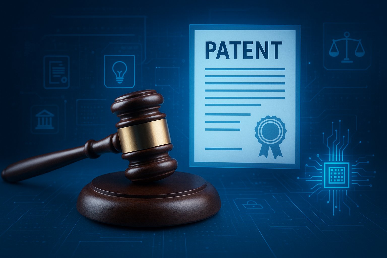 iptradenews's tweet card. The Patents (Amendment) Rules, 2025 establish a new digital adjudication framework for patent violations in India. The rules introduce electronic complaint filing, time-bound inquiries, civil...