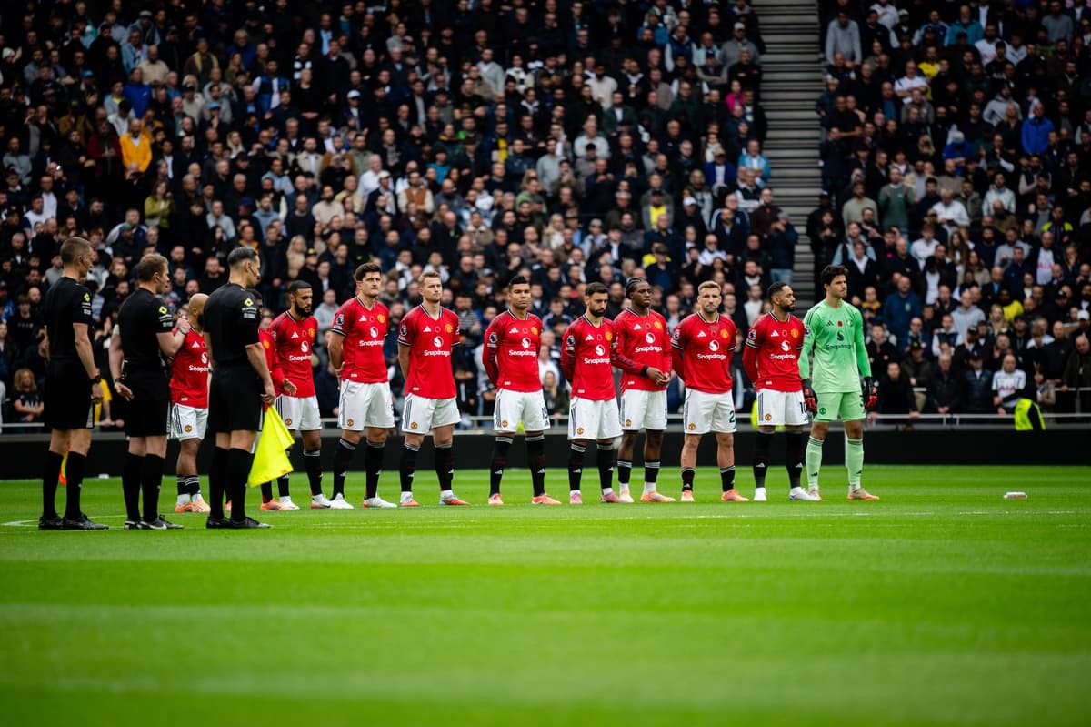 RichFay's tweet card. Man Utd have a suspension risk ahead of their trip to face Crystal Palace this weekend.