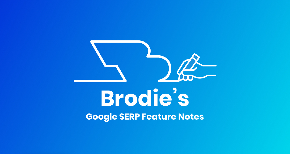 info4u2use's tweet card. Want to know the latest changes to Google's SERP features? Use Brodie's notes as a timeline to keep on top of the latest updates & tests.