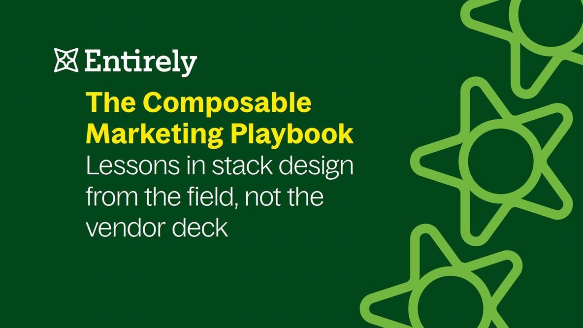 censhare's tweet card. The Composable Marketing Playbook