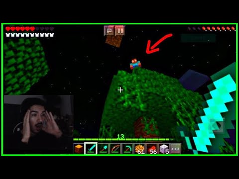 Megandroid1's tweet card. Herobrine Me Observa | Jugando MCPE de Madrugada *Reacción*