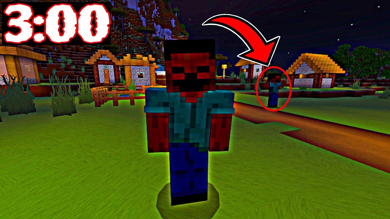 Megandroid1's tweet card. TUVE de FRENTE a estas ENTIDADES a las 3:00 AM en MINECRAFT!