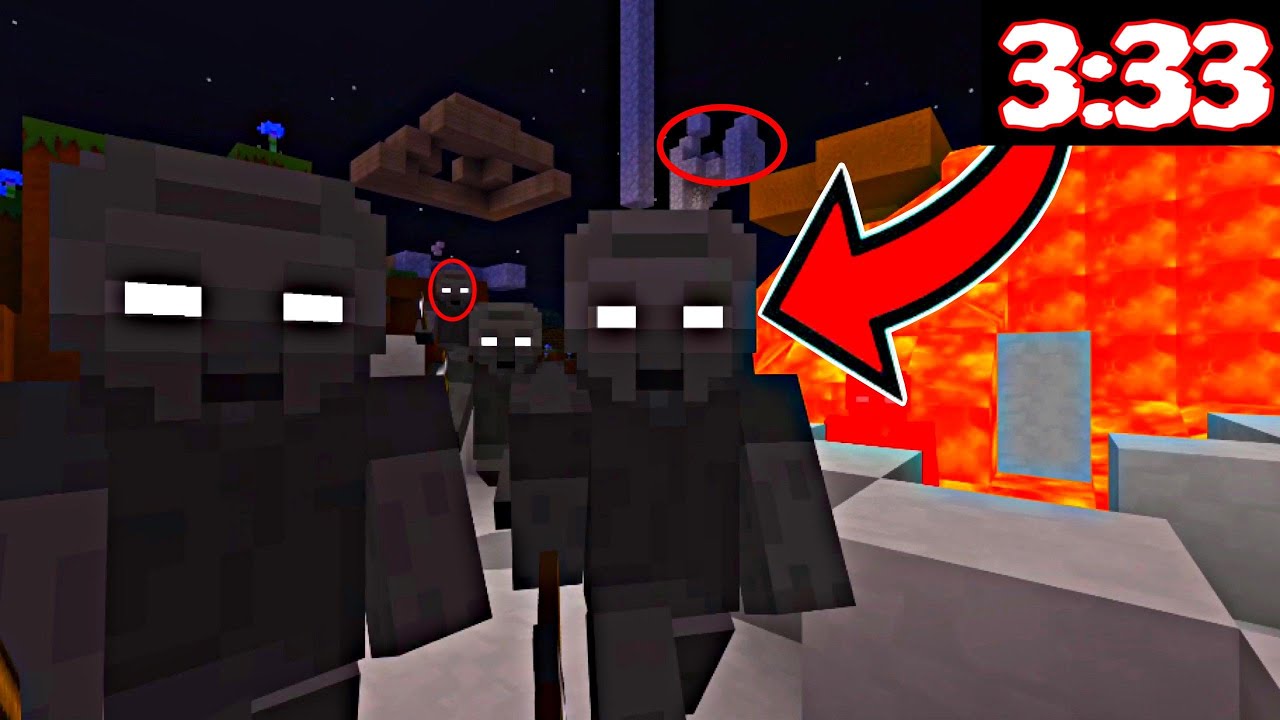 Megandroid1's tweet card. NUNCA ENFRENTES a ESTAS ENTIDADES a las 3:00 AM en MINECRAFT *te vas...