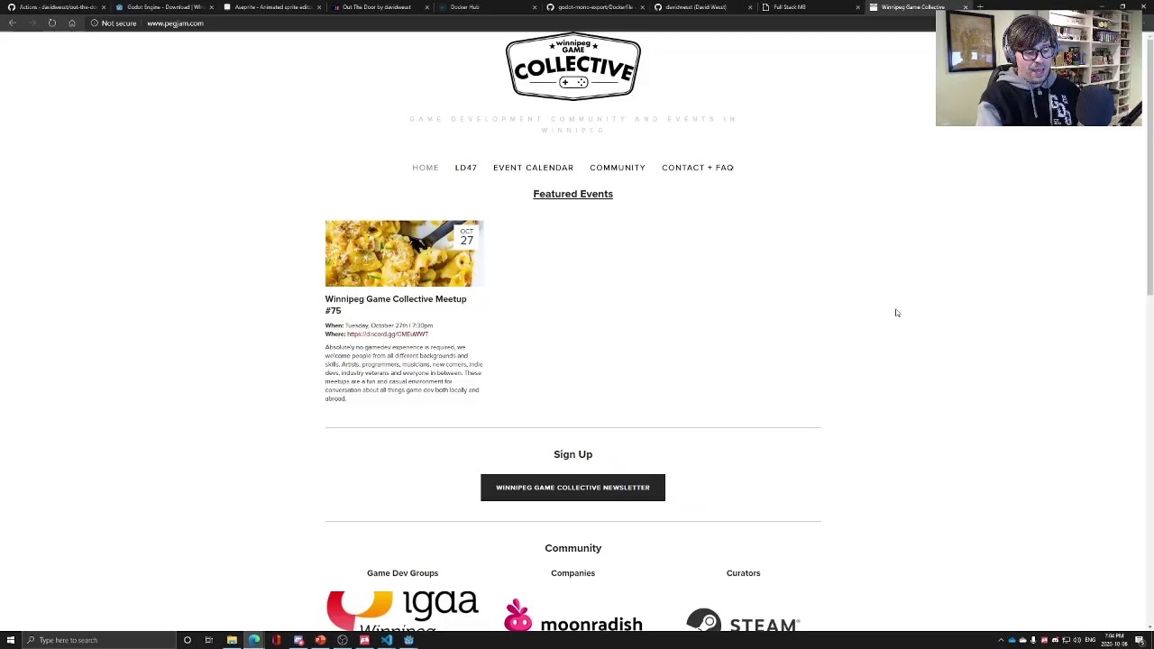 wpgnetug's tweet card. Godot Game Development for non-Game Developers (with David Wesst)
