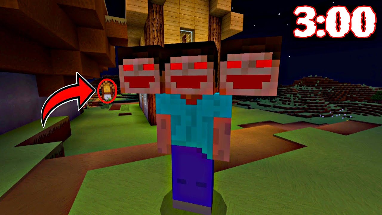 Megandroid1's tweet card. TUVE de FRENTE a ESTA ENTIDAD a las 3:00 AM en MINECRAFT