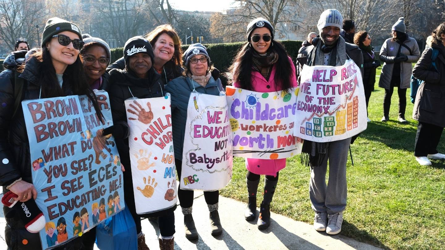 RosemaryHamilt1's tweet card. The Ontario Coalition for Better Child Care advocates for universal, affordable, high-quality child care in Ontario. Join us to support children and families.