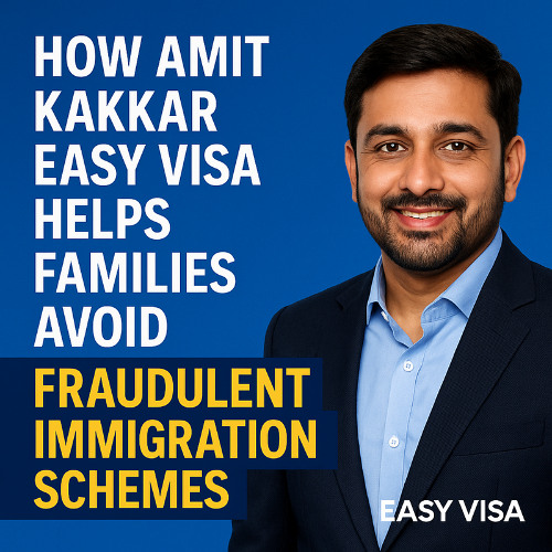 amitkakkareasy's tweet card. How Amit Kakkar Easy Visa Helps Families Avoid Fraudulent Immigration...