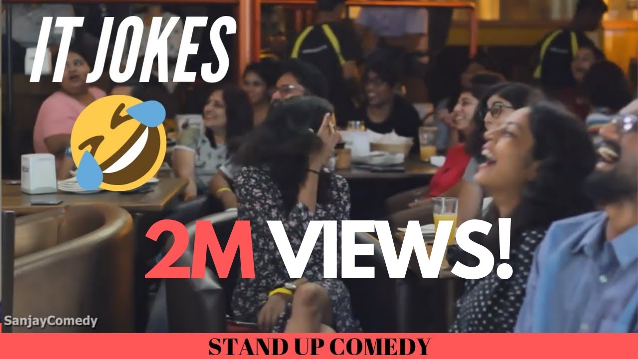 AC_sfdc's tweet card. IT Industry Jokes | English stand up comedy by Sanjay Manaktala