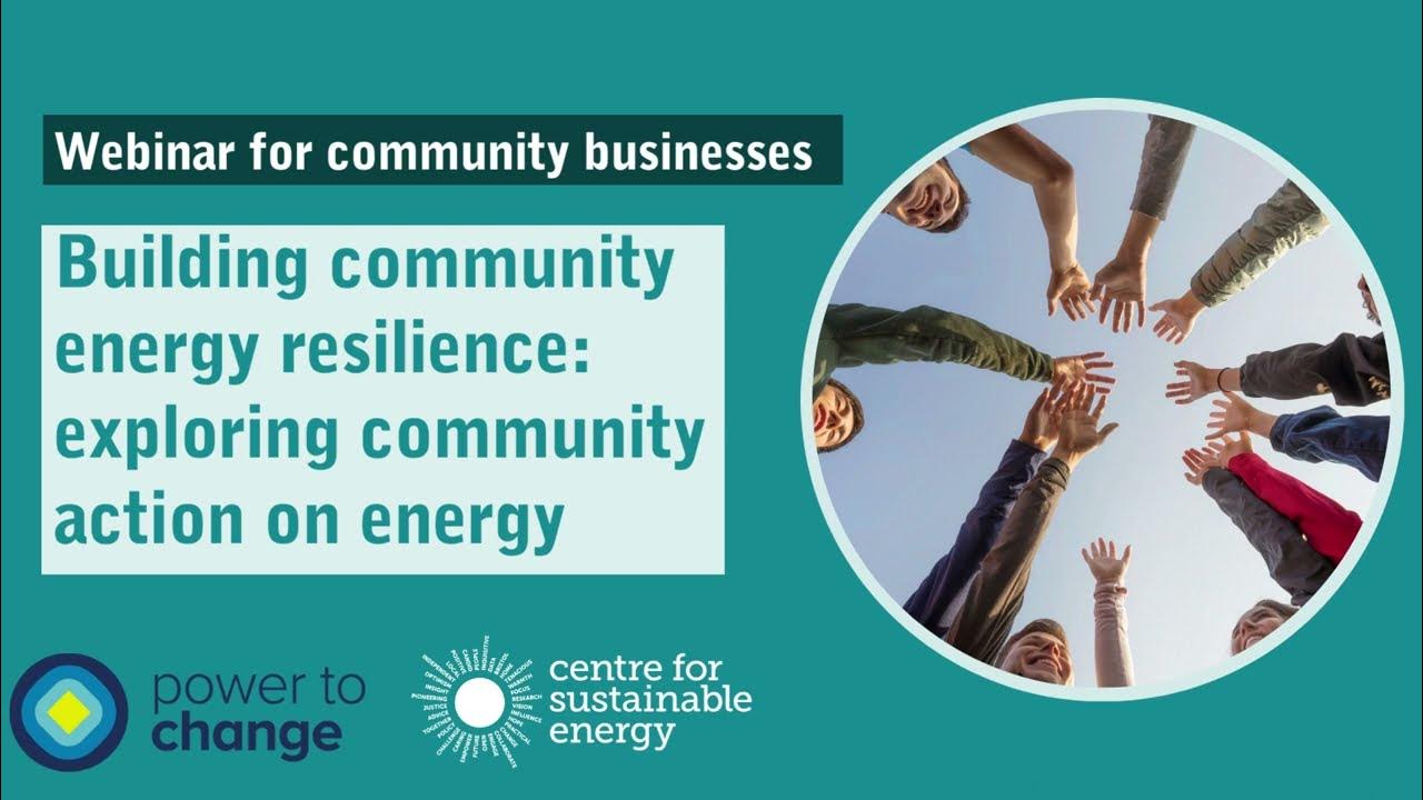 HelloCSE's tweet card. Building community energy resilience: exploring community action on