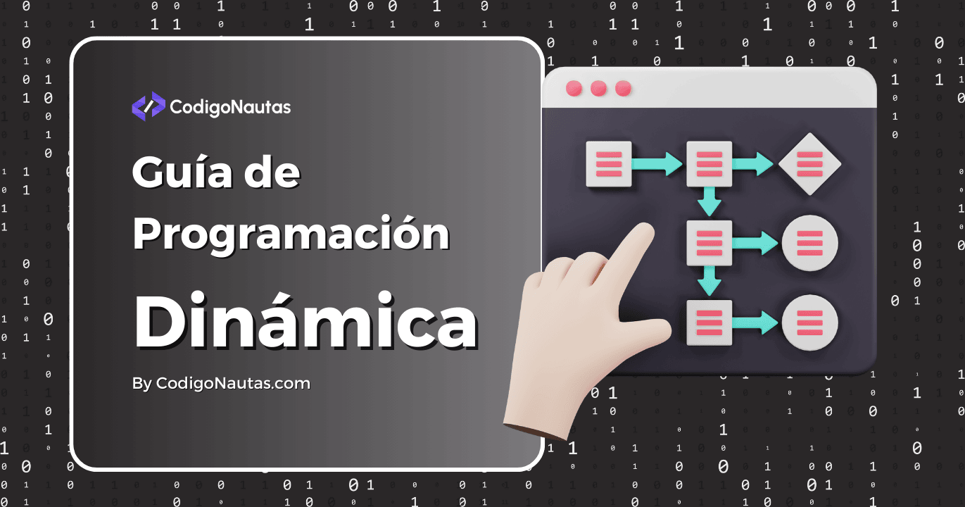 CodigoNautas's tweet card. Domina la programación dinámica con esta guía. Entiende sus principios, algoritmos clave y aplicaciones reales para optimizar tus soluciones.