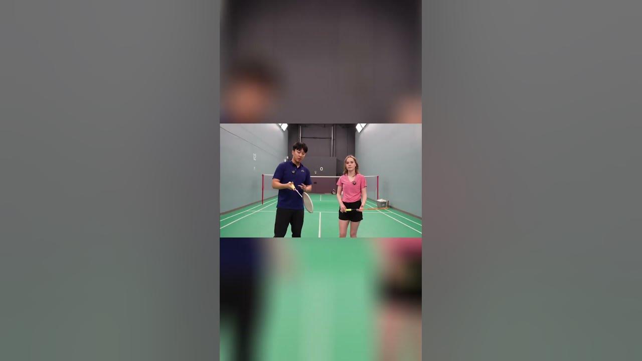 veeyeskay's tweet card. BADMINTON HACK: Make Your Opponent RUN! (Easy Fix) #shorts