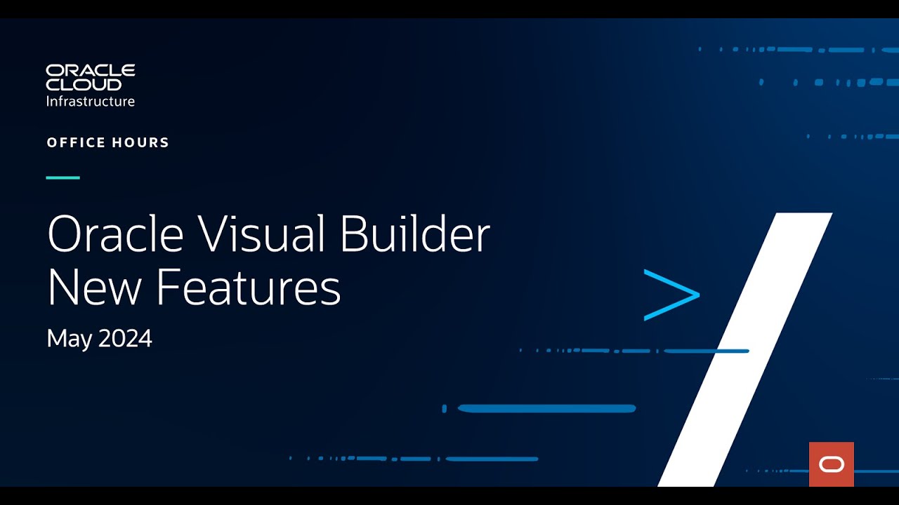 ShayOracle's tweet card. Oracle Visual Builder New Features | May 2024