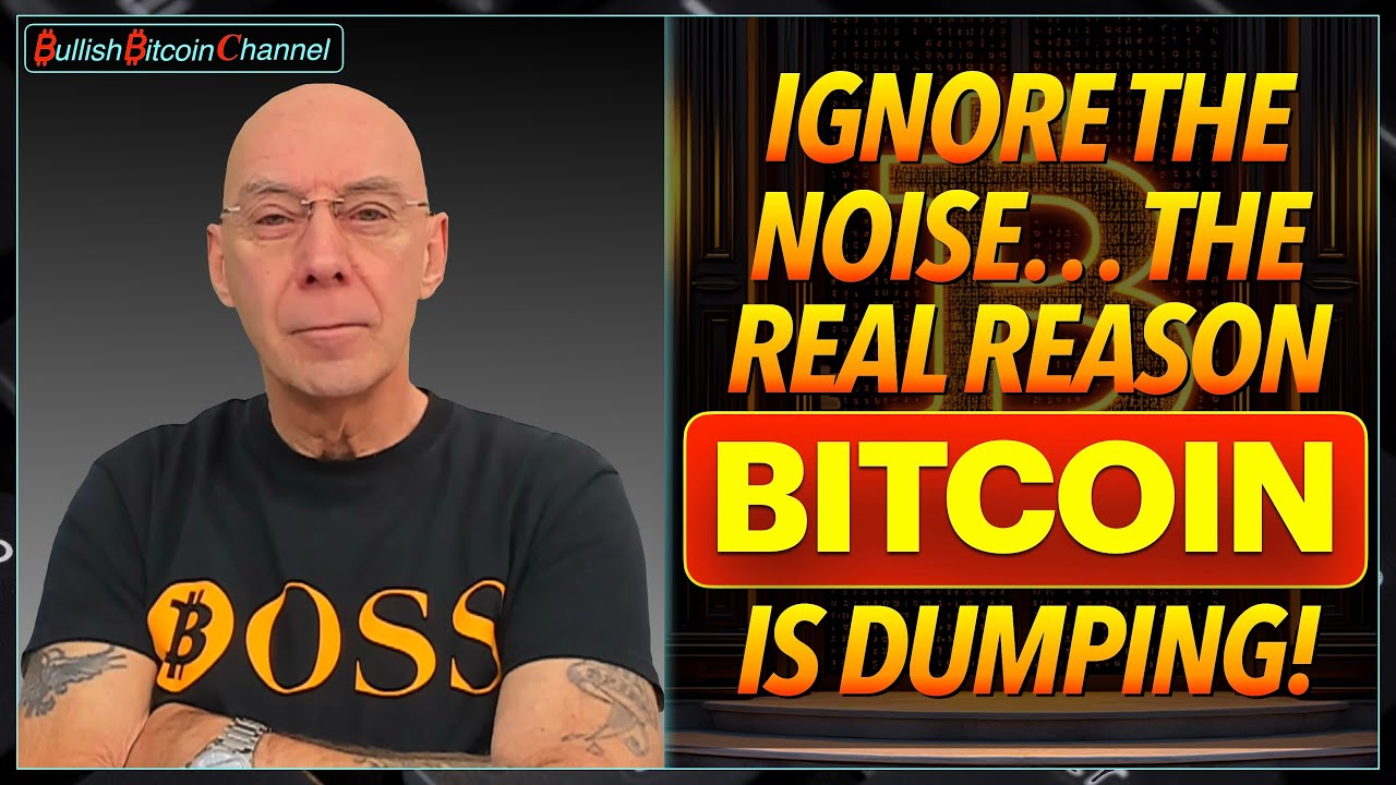 UKBitcoinMaster's tweet card. 🇬🇧 BITCOIN | Forget the noise - The real reason Bitcoin is dumping...