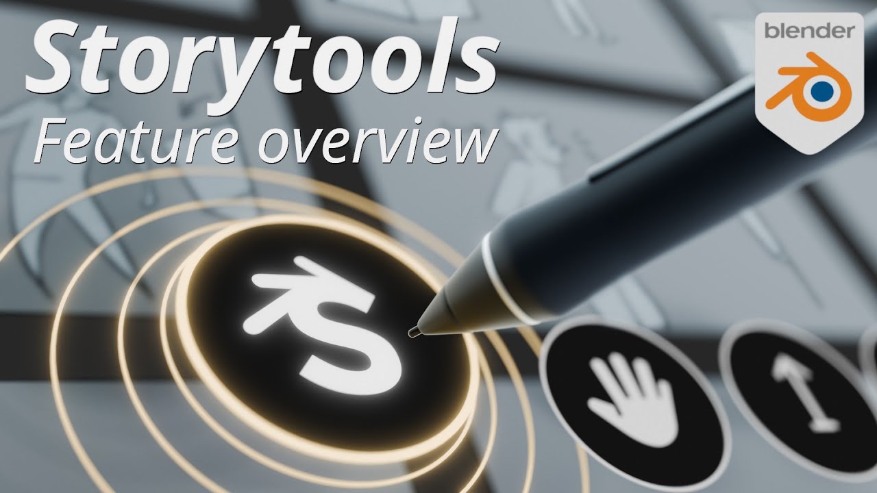 pullusb's tweet card. Storytools Blender Addon: Interactive tools for storyboarding -...