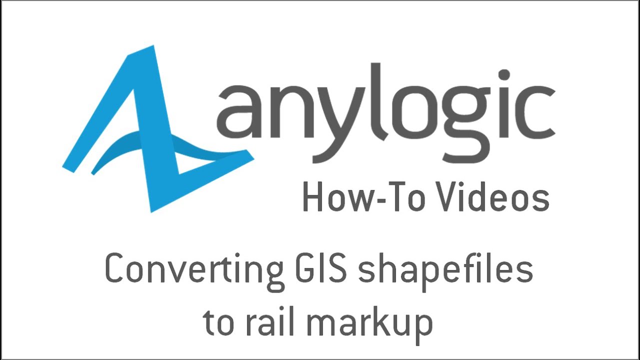 AnyLogicBooks's tweet card. Converting GIS shapefiles to AnyLogic rail markup
