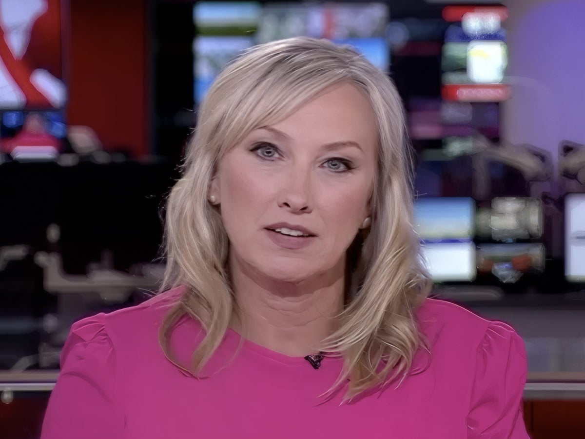 CSLewisDaily's tweet card. BBC presenter Martine Croxall goes viral for correcting “pregnant people” to “women” on air, earning praise.