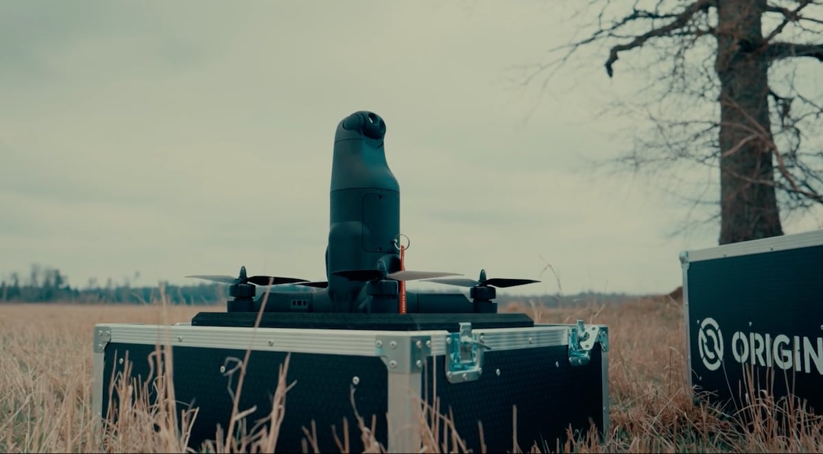 C4ISRNET's tweet card. The interceptor features safety controls so operators can cancel an attack and order it to come back, or it can self-neutralize if things go wrong.