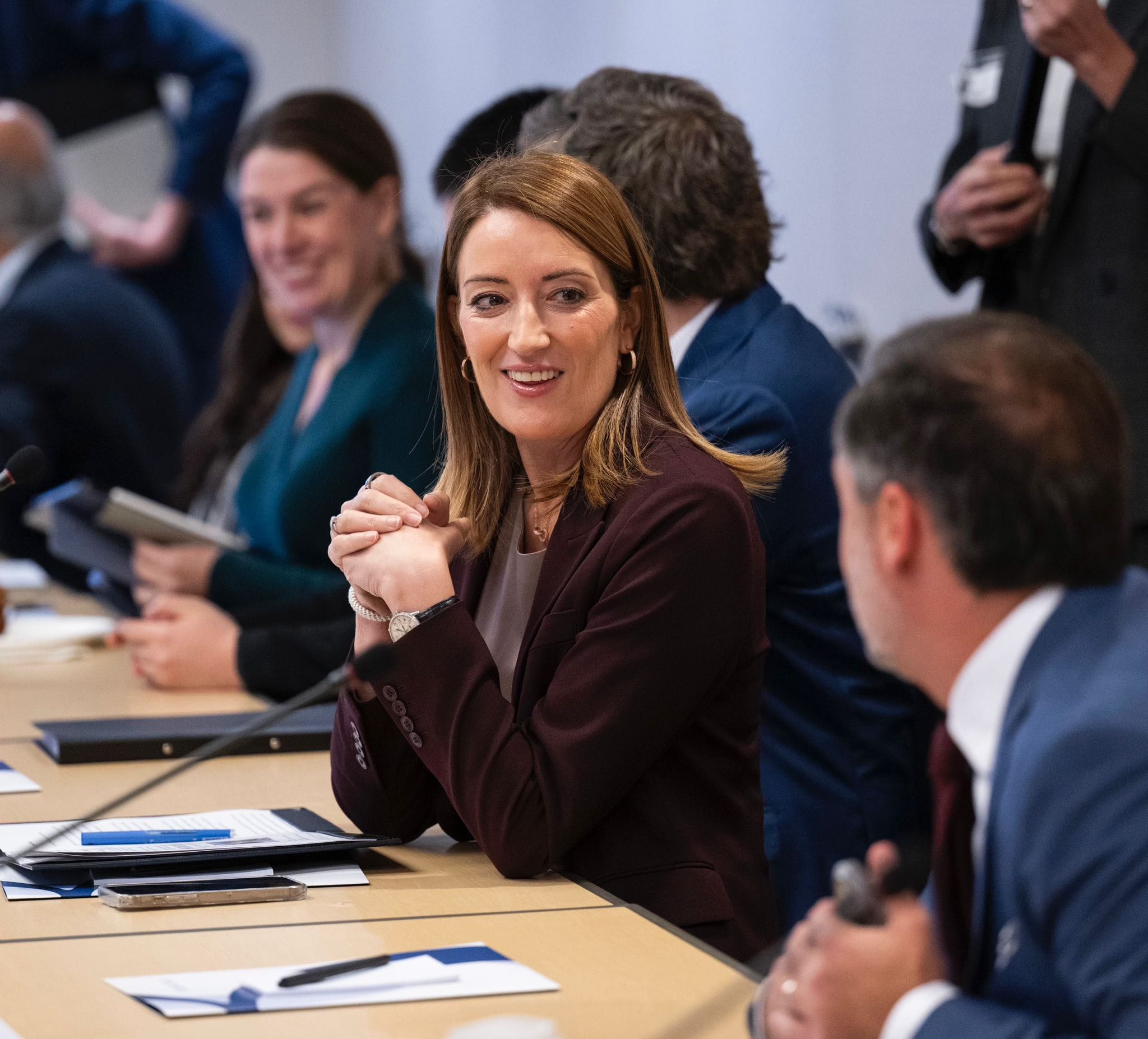 VerginaTv's tweet card. Η Πρόεδρος του Ευρωπαϊκού Κοινοβουλίου Ρομπέρτα Μέτσολα και οι πρόεδροι των πολιτικών ομάδων θα επισκεφθούν τη Λευκωσία στις 1-2 Δεκεμβρίου εν όψει της επικείμενης Κυπριακής Προεδρίας του Συμβουλίου...