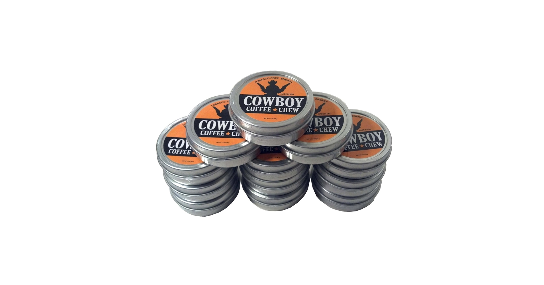 chewcoffeedip's tweet card. Cowboy Coffee Chew (Pack of 12) Quit Chewing Tin Can Non Tobacco Nicotine Free Smokeless Alternative to Dip Snuff Snus Leaf